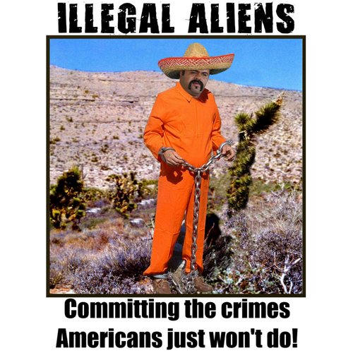 T-Shirt: ILLEGAL ALIENS