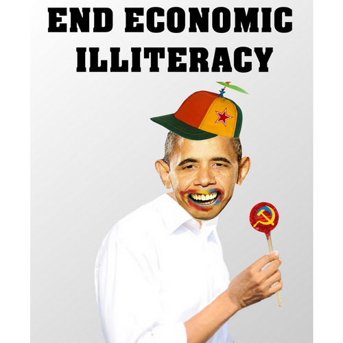 T-Shirt: END ECONOMIC ILLITERACY