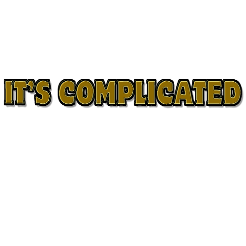 T-Shirt: IT'S COMPLICATED