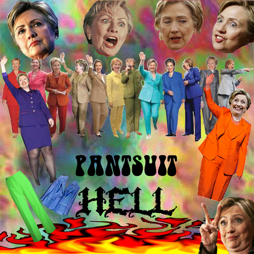 Hoodie: PANTSUIT HELL