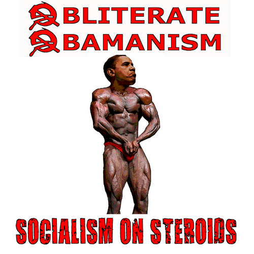T-Shirt: SOCIALISM ON STEROIDS