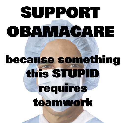 T-Shirt: SUPPORT OBAMACARE