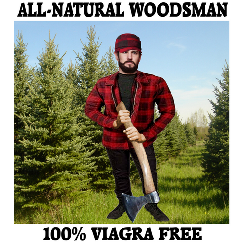T-Shirt: ALL-NATURAL WOODSMAN